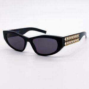 NEW GIVENCHY GV40078I 01A CAT EYE BLACK WOMEN SUNGLASSES GIVENCHY